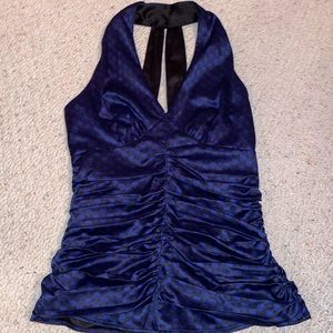 Express Black & Blue Tank Top